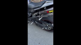 Yamaha R1 with Katana sword