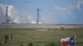 SpaceX Starbase prepares to carry out a static fire test on Starship 38