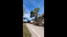 Major Rock Slide One Year Ago at Vercors Mountain