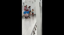 Son Runs To Grandma After Vacation Separation