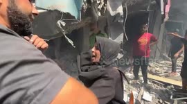 Dozens trapped under rubble after Israeli strike on residential building in Gaza