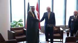 Turkish President Erdogan receives Kuwait’s Crown Prince