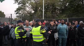 Pro-Palestinian protest slows entry at 2025 European Baseball Championship in Rotterdam