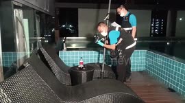 Tourist 'high on cannabis' falls to her death from hotel in Bangkok