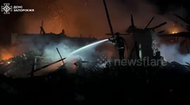 Man killed in Russian airstrike on Zaporizhzhia