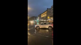 Marseille v PSG Ligue 1 match postponed due to storms in Marseille, France