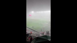 Torrential rain postpones Toulon vs La Rochelle Top 14 match in Toulon, France