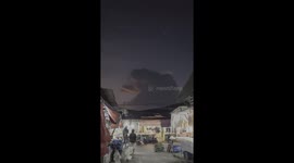 Lightning-filled clouds spark concern in Bandung, Indonesia