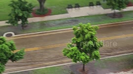 US: Rain Causes Heavy Flooding in Sunny Isles Beach, FL