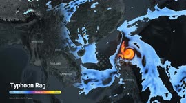 Philippines: MOTION GRAPHIC - China issues dual red alerts as Super Typhoon Ragasa approaches Guangdong