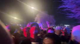 Crowds Gather at Desert Diamond Arena in Glendale, Arizona, After Dark Ahead of Charlie Kirk Memorial