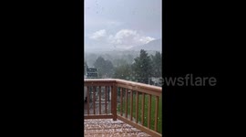 US: Severe Hailstorm Hits Sandy, UT