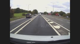 Close Call! Reckless Driver Attempts to Run Me Off the Motorway