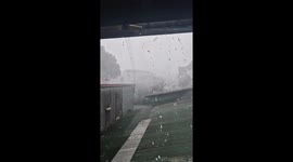Super Typhoon Nando unleashes destructive winds in Olongapo, Philippines