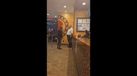 Angry Lady vs. Popeyes Security Guard