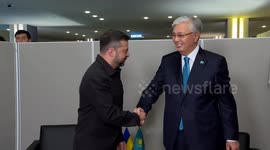 Kazakh, Ukrainian leaders meet at UN General Assembly