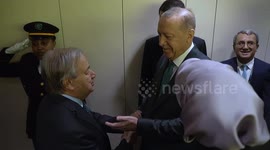 Turkish president meets UN chief Guterres in New York