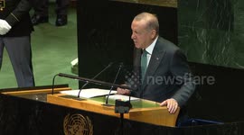 Turkish president calls on world leaders at UN General Assembly to act to help Palestinians (3)