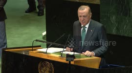 US: Turkish president decries ‘unjust isolation’ of Turkish Cypriots at UN General Assembly (2)