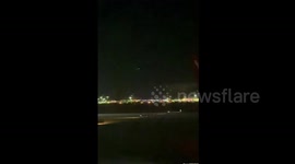 Denmark: Footage of drones that closed Copenhagen Airport in Denmark for hours at night
