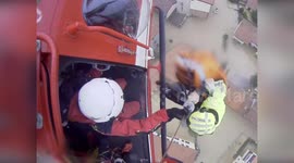 Italy: Firefighters Rescue Woman And Newborn In Northern Italy Floods