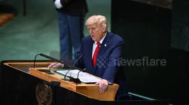 U.S. President Donald Trump Addresses the UNGA 80
