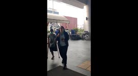Patients flee as road collapses in front of hospital in Bangkok