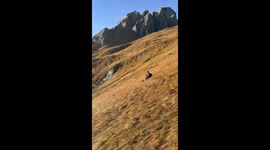 Hiker falls after sliding hillside in Matrei, Austria