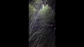 Nighttime storm at 2,500m in Woodland Park, Colorado, USA