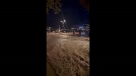 Flash flood sweeps through Cassis, France