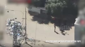 Squad Planting Explosives Eliminated from the Air in Gaza City