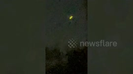 Woman captures UFOs on four separate nights after after 'strange lightning'