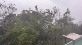 Hong Kong: Typhoon Ragasa batters Hong Kong with fierce winds, towering waves