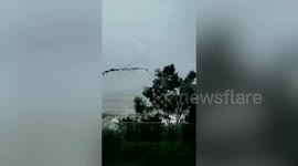 Typhoon Ragasa lashes Hong Kong with floods and winds