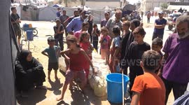 Palestinians in Gaza desperate for water with no relief in sight amid ongoing attacks