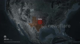 MOTION GRAPHICS - At least 2 killed, gunman dead in Texas shooting at immigration facility