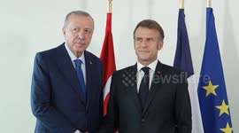 US: Turkish President Erdogan meets French counterpart Macron in New York
