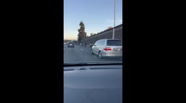 Bicycle Ride On Bay Area Interstate
