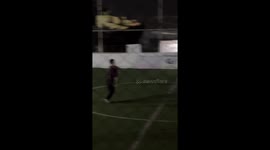 Dad Plays Soccer With His Baby