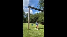 Sudden Fall Out of a Swing