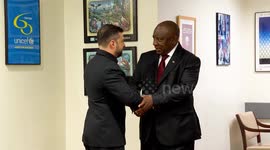 Ukrainian President meets South African counterpart in New York