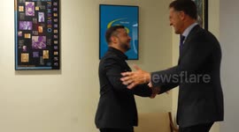 Ukrainian President meets NATO Secretary General in New York