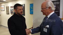 Ukrainian president meets Swedish king in New York