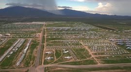 US: Desert Of Retired Planes Revealed In Arizona Aerial