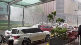 Philippines: Typhoon Ragasa Brings Strong Winds and Rain to Metro Manila