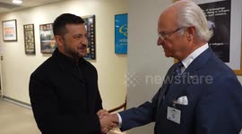 US: Ukrainian president meets Swedish king in New York