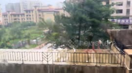 Roof blown off as Typhoon Ragasa hits southern China