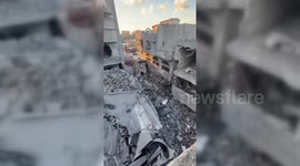 Israeli Airstrike Levels Family Home in Nuseirat Camp