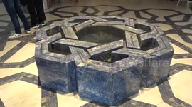 Ismaili Centre South Kensington greets visitors during London Open House Festival 2025 - entrance fountain