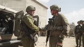 IDF Chief of Staff Conducts Situation Assessment in Southern Gaza City